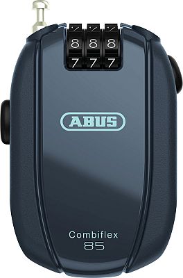 Abus Combiflex StopOver/Break/Rest/Trip, Kabelschloss - Dunkelblau - 85 cm von Abus