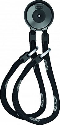 Abus WCH Twin, Wandanker mit Kette - Schwarz - 2 x 110 cm von Abus