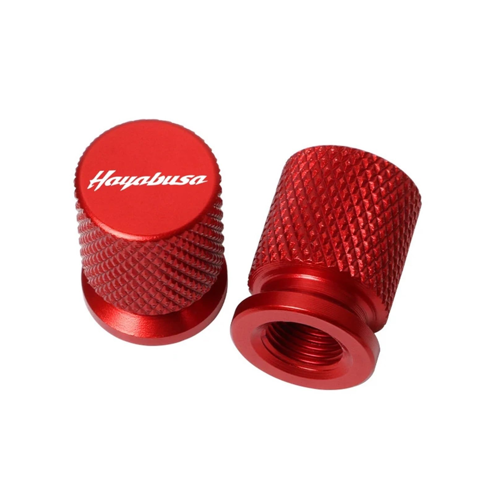 Motorrad-Ventilkern FÜR Suzuki Hayabusa GSXR1300 GSX1300R Motorrad Rad Reifen Abdeckung LKW Schlauch Reifen Ventil Stecker Vorbauten Kappe CNC Zubehör Teile(Red) von AbyBasil