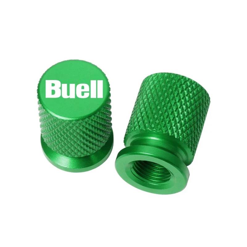 Motorrad-Ventilkern Für Buell 1125R 1125Cr X1 Xb9 Xb12 Xb9sx Ulysses XB12s Xb12x Blitz M2 Zyklon S1 Zubehör Ventil Air Port Stem Abdeckung Caps(Green) von AbyBasil