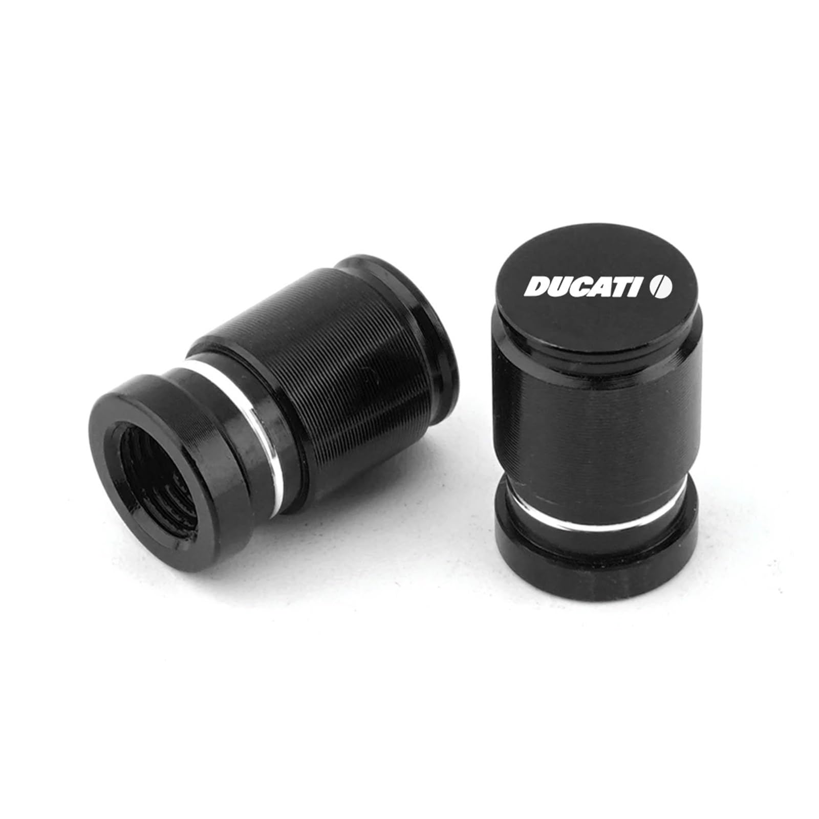 Motorrad-Ventilkern Für Ducati Multistrada 950 1100 1260 1200 S Sport Grand Tour Motor CNC Zubehör Rad Reifen Ventil Air Port Stem Abdeckung Kappe Stecker(Black) von AbyBasil