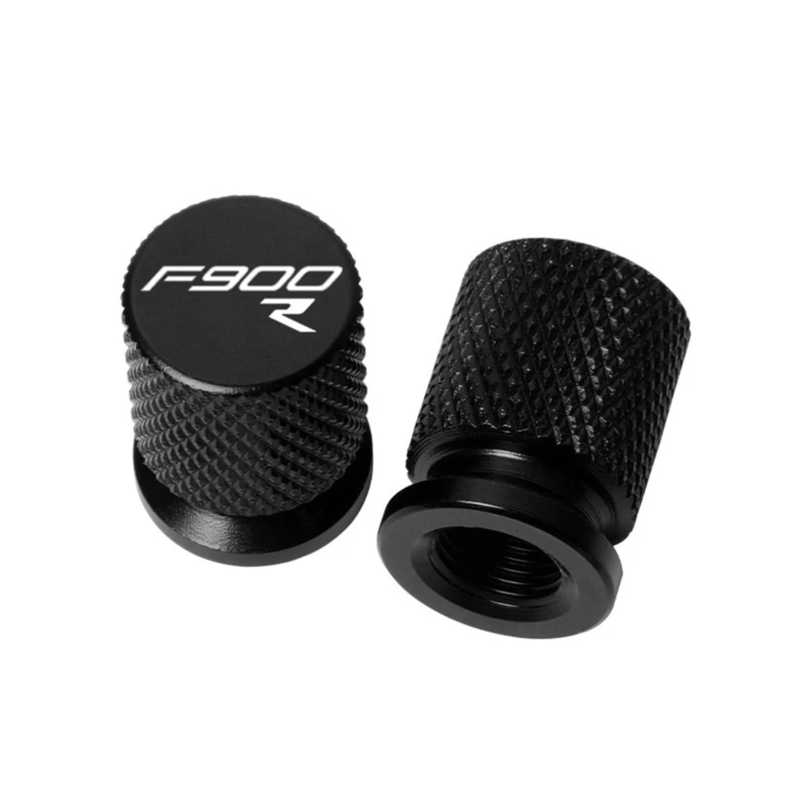 Motorrad-Ventilkern Für F900R F900 RF 900R 2020 Universal Motorrad CNC Aluminium Zubehör Fahrzeug Rad Reifen Ventil Stem Caps Abdeckung Zyklus(Black) von AbyBasil