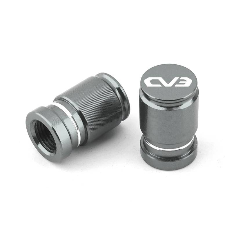 Motorrad-Ventilkern Für KYMCO CV3 CV 3 DTX 360 AK AK550 Motorrad CNC Zubehör Rad Reifen Ventil Air Port Stem Abdeckung Kappe Stecker(Titanium) von AbyBasil