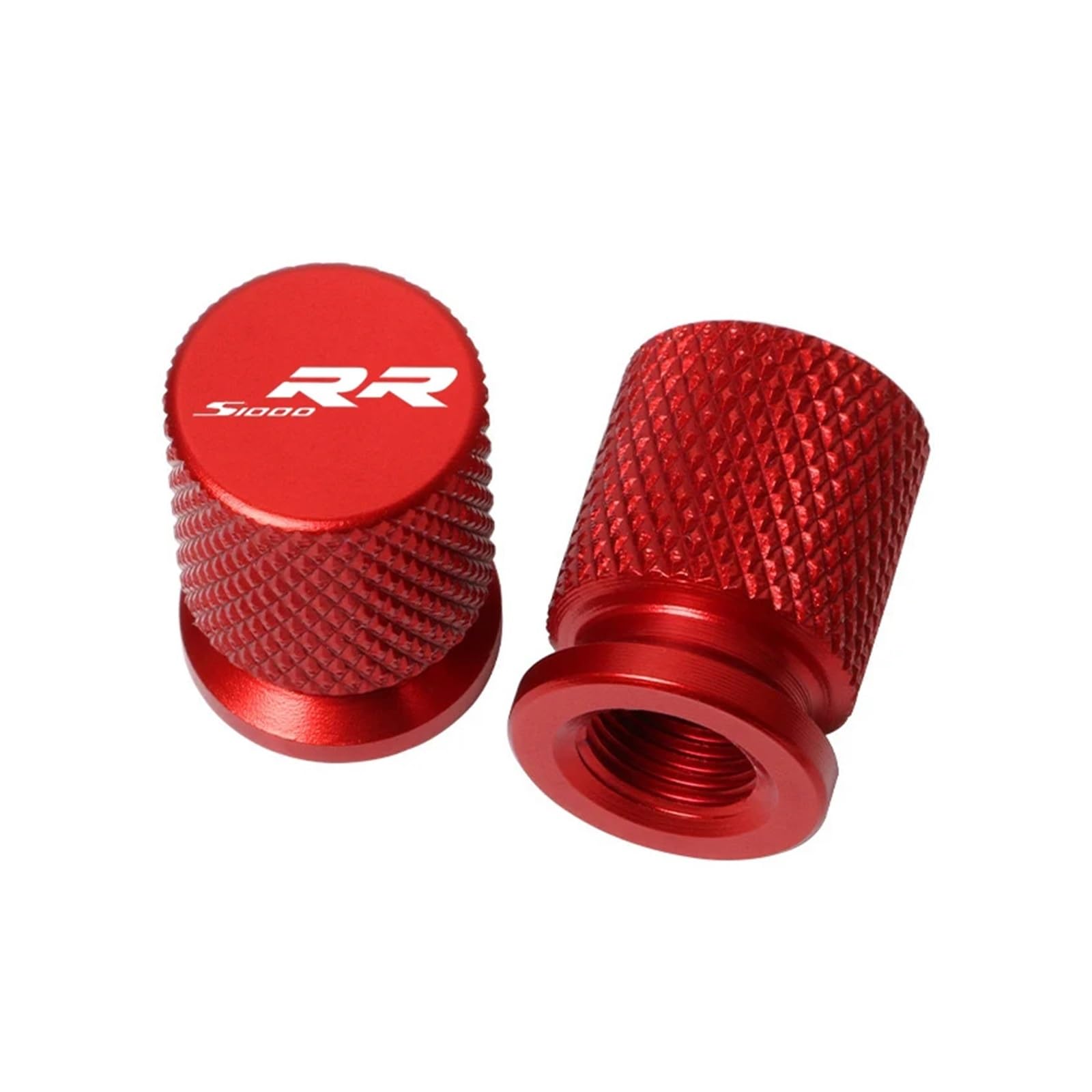 Motorrad-Ventilkern Für S1000RR S 1000RR S1000 RR Alle Jahre Motorrad Rad Reifen Ventilkappen CNC Reifen Luftdichte Abdeckungen Schwarz(Red) von AbyBasil