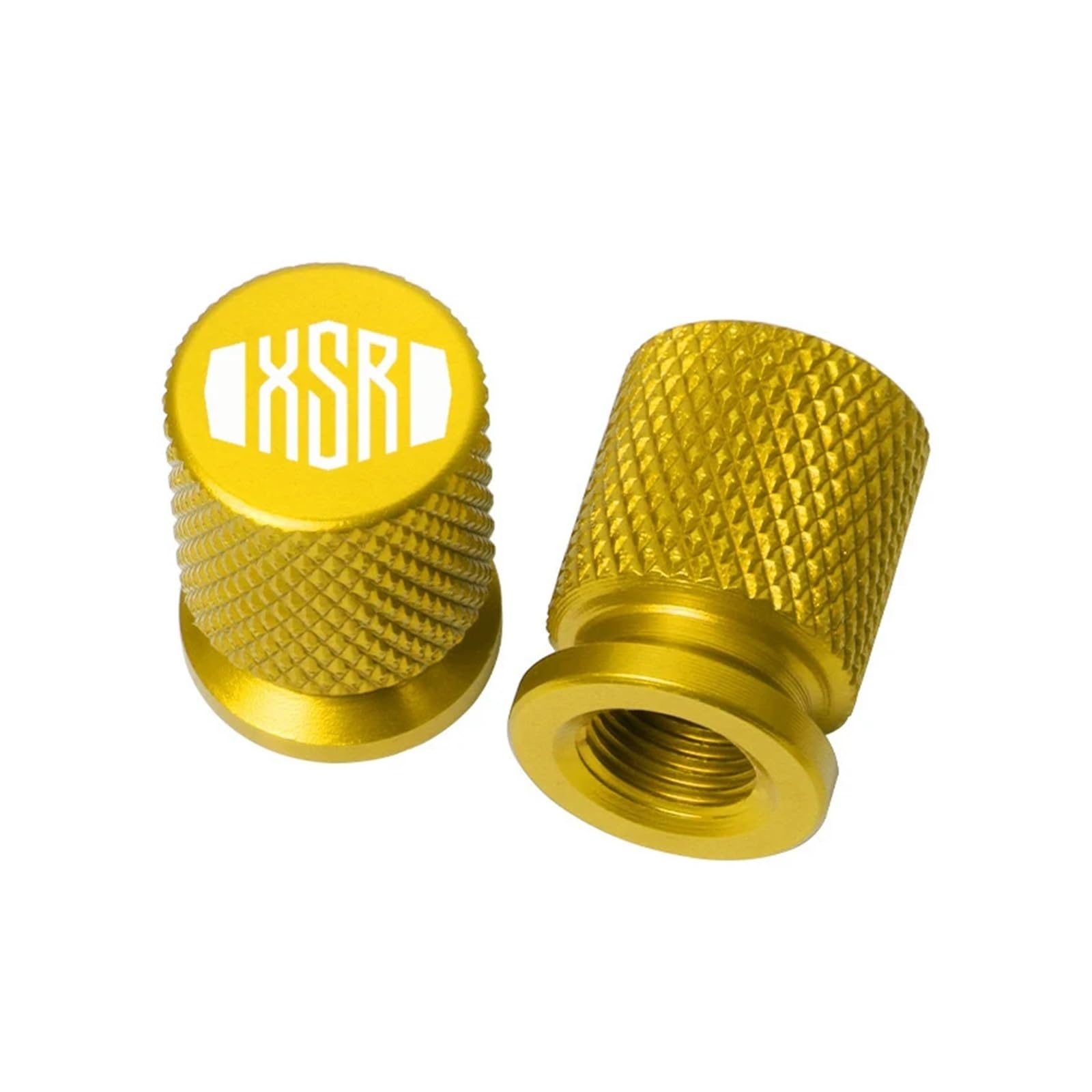 Motorrad-Ventilkern Für XSR700 XSR 700 XSR900 XSR 900 XSR125 155 Zubehör Motorrad CNC Aluminium Reifen Ventil Air Port Stem Abdeckung Caps(Gold) von AbyBasil