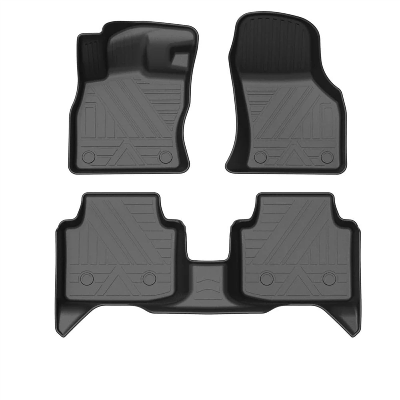 AcarKing Anti-Rutsch Matten Kompatibel Mit Skoda Für Superb B8 2016–2019 2020 2021, LHD, Auto-Fußmatten, Allwetter-TPE-Fußmatten, wasserdichte Ablagematte, Innenzubehör von AcarKing