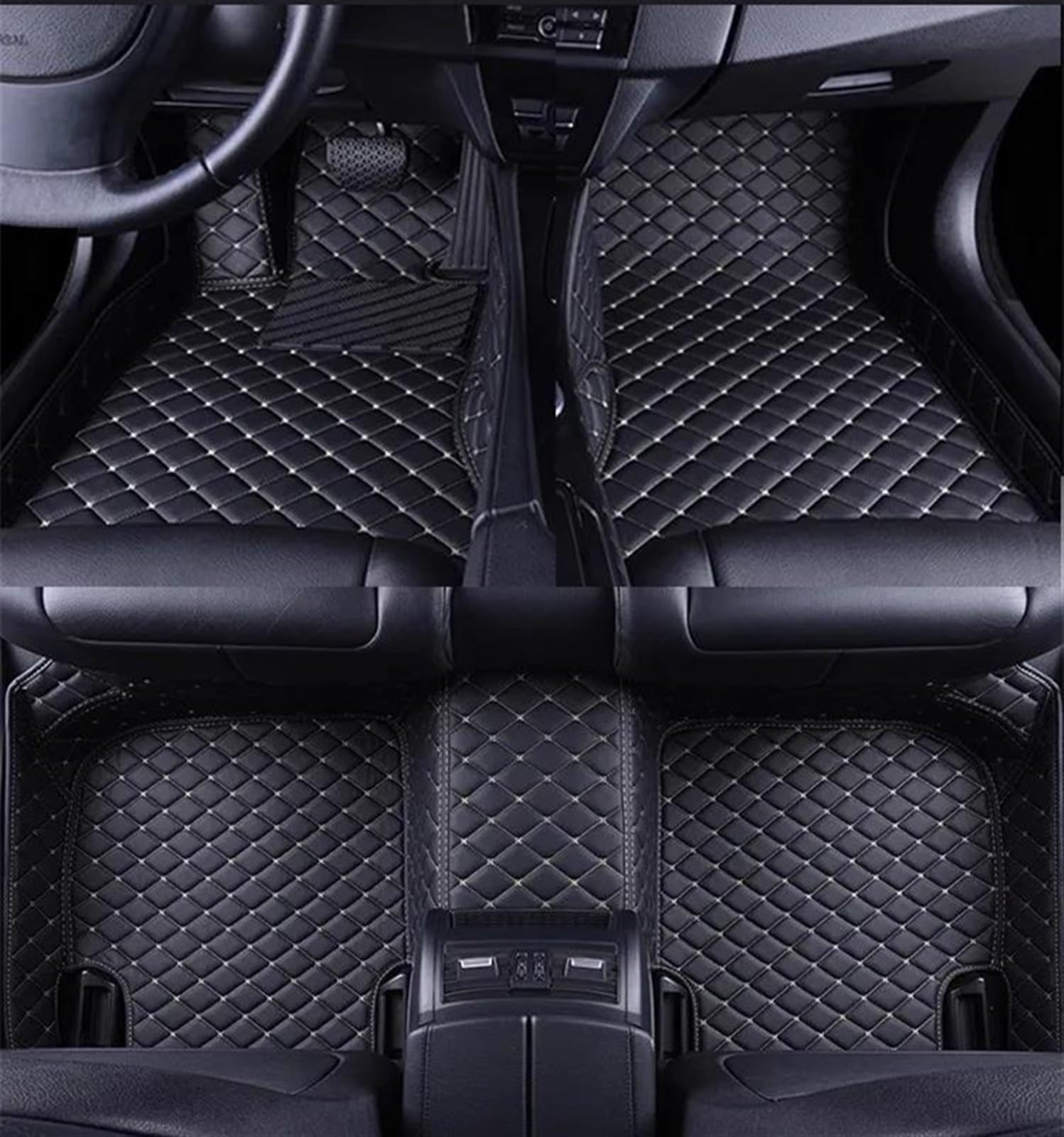 AcarKing Anti-Rutsch Matten Kompatibel Mit VW Für Passat Für Variant 2006–2011 2012 2013 2014 Teppiche Auto-Fußmatten Styling Wasserdicht Schützen Innenzubehör(5,LHD) von AcarKing