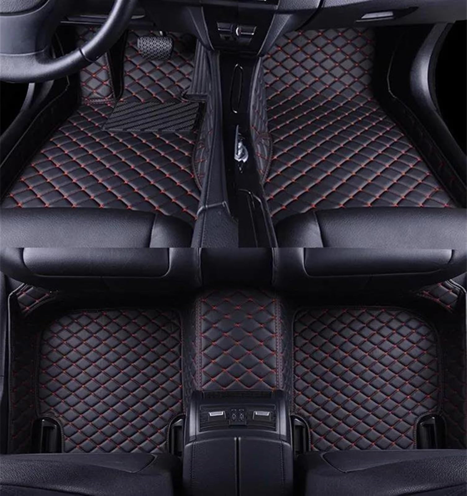 AcarKing Anti-Rutsch Matten Kompatibel Mit VW Für Tiguan 2009–2014 2015 2016, Individuelle Auto-Fußmatten, Auto-Fußpolster, Automobil-Teppichbezug, Innenzubehör(color1,LHD) von AcarKing