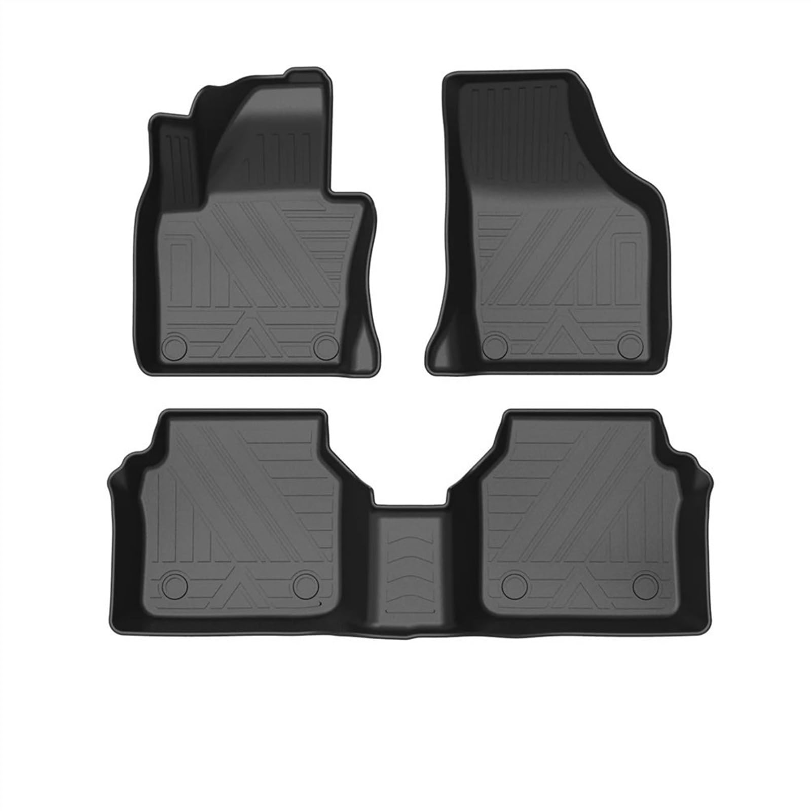 AcarKing Anti-Rutsch Matten Kompatibel Mit VW Für Tiguan MK1 2009–2015 2016 LHD Auto-Fußmatte Bodeneinlage Tablett Fußmatte Pad Teppich Teppiche Innenzubehör von AcarKing