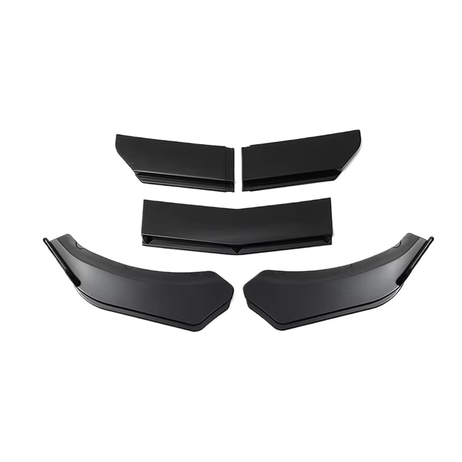 AcarKing Auto Heckspoiler Wing Kompatibel Mit 4/5-teiliges Auto-Frontstoßstangen-Lippenkörper-Set Spoiler Canard-Splitter Diffusor Auto-Außen-Ersatzteile(Type 5) von AcarKing