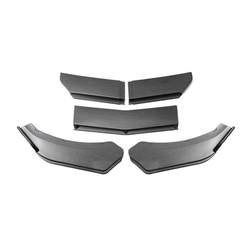 AcarKing Auto Heckspoiler Wing Kompatibel Mit 4/5-teiliges Auto-Frontstoßstangen-Lippenkörper-Set Spoiler Canard-Splitter Diffusor Auto-Außen-Ersatzteile(Type 6) von AcarKing