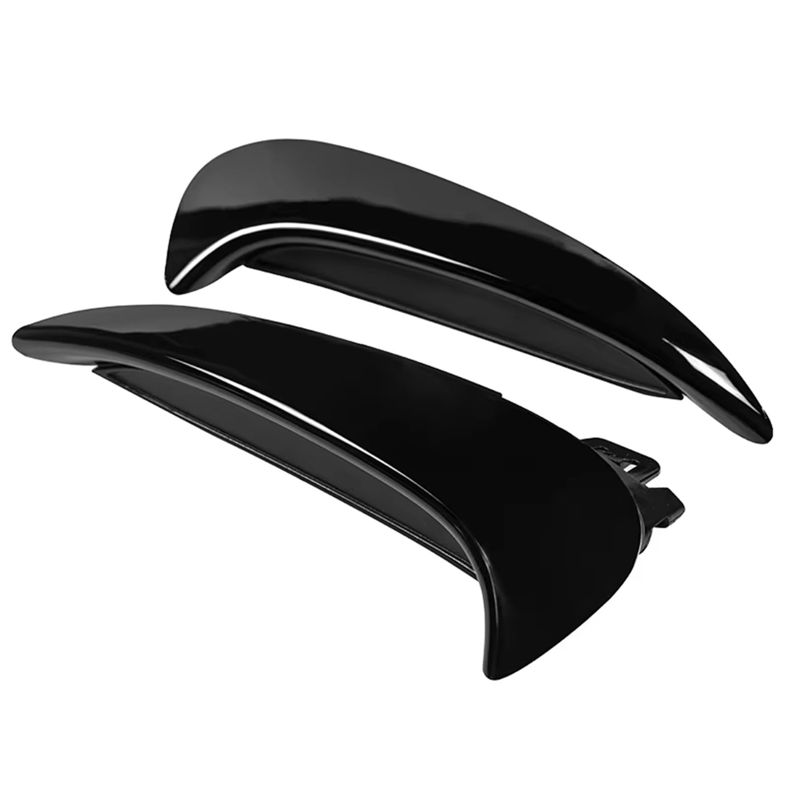 AcarKing Auto Heckspoiler Wing Kompatibel Mit Benz Für H247 GLA200 GLA220 GLA250 GLA35 GLA45S Für AMG 2020 2021 2022 2023 2024 Heckstoßstangenverkleidung Lip Spoiler Canards Fins(Glossy Black) von AcarKing