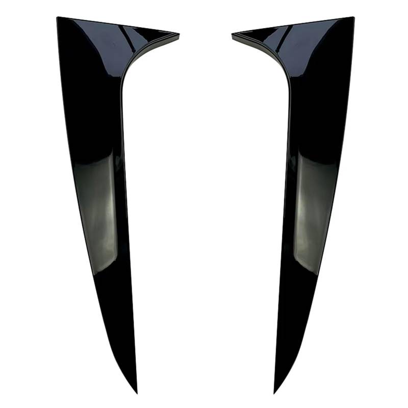 AcarKing Auto Heckspoiler Wing Kompatibel Mit Für X4 G02 2019 2020 2021 2022 Glänzend Schwarz Hinterer Seitenspoiler Canard-Splitter Heckscheiben-Seitenspoiler Auto-Styling-Dekoration von AcarKing