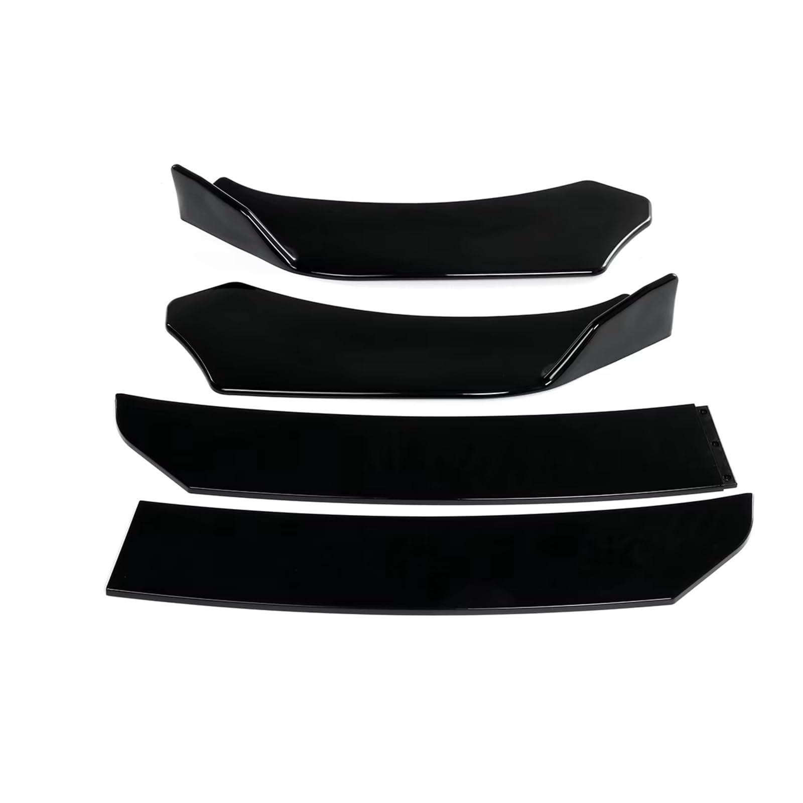 AcarKing Auto Heckspoiler Wing Kompatibel Mit Lexus 4PC Car Front Bumper Splitter Lip Spoiler Guard Diffuser Auto Exterior Replacement Parts von AcarKing