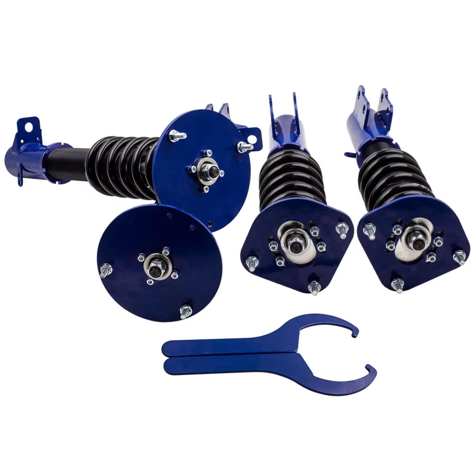 AcarKing Gewindefahrwerk Set Kompatibel Mit Dodge Für Neon 2000–2005 Für SX 2003–2005 Gewindefahrwerk Tieferlegungssatz Schraubenfeder Über Stoßdämpfer Autozubehör(Blue) von AcarKing