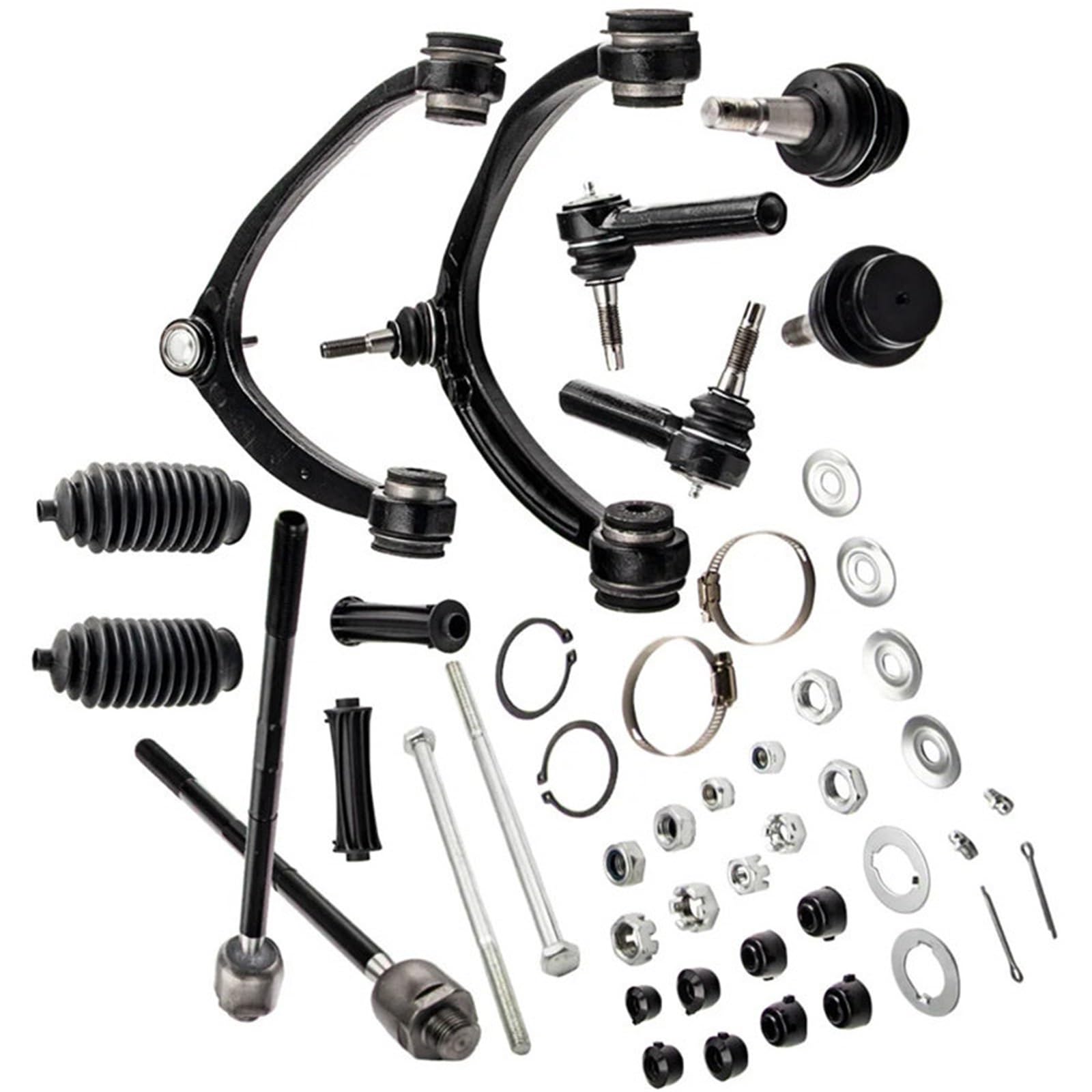 AcarKing Kompatibel Mit Chevrolet Für Suburban 1500 Für Tahoe 2007 2008 2009 2010 2011 2012 2013 2014 Auto Vordere Spurstangenköpfe Aufhängungsquerlenker K80669 K80670 Querlenker von AcarKing