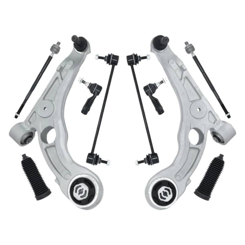 AcarKing Kompatibel Mit Dodge Für Dart 2014 2015 2016 Auto-Vorderradaufhängung, Querlenker, Stabilisator, Spurstange, Kofferraum, Querlenker-Set OEM: ES801129, ES801128, 68184560AA Querlenker von AcarKing