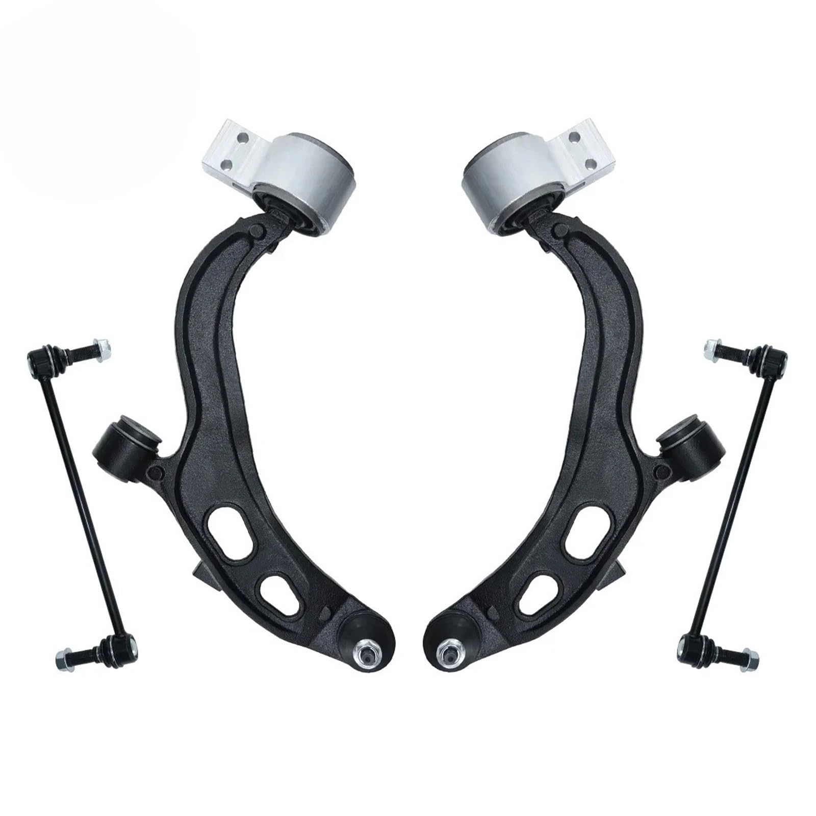 AcarKing Kompatibel Mit Ford Für Flex 2015 2016 Für Taurus 2013 2014 2015 2016 2017 2018 4-teiliges Stabilisator-Set Für Vordere Untere Querlenker K622916 K622917 Querlenker von AcarKing