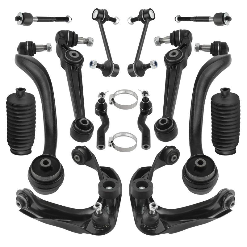 AcarKing Kompatibel Mit Ford Für Fusion 2.5L 2010 Für Fusion 2.5L 3.0L 2011 2012 14-teiliges Federungs-Set Für Vordere Obere Untere Querlenker K620149 K620635 Querlenker von AcarKing