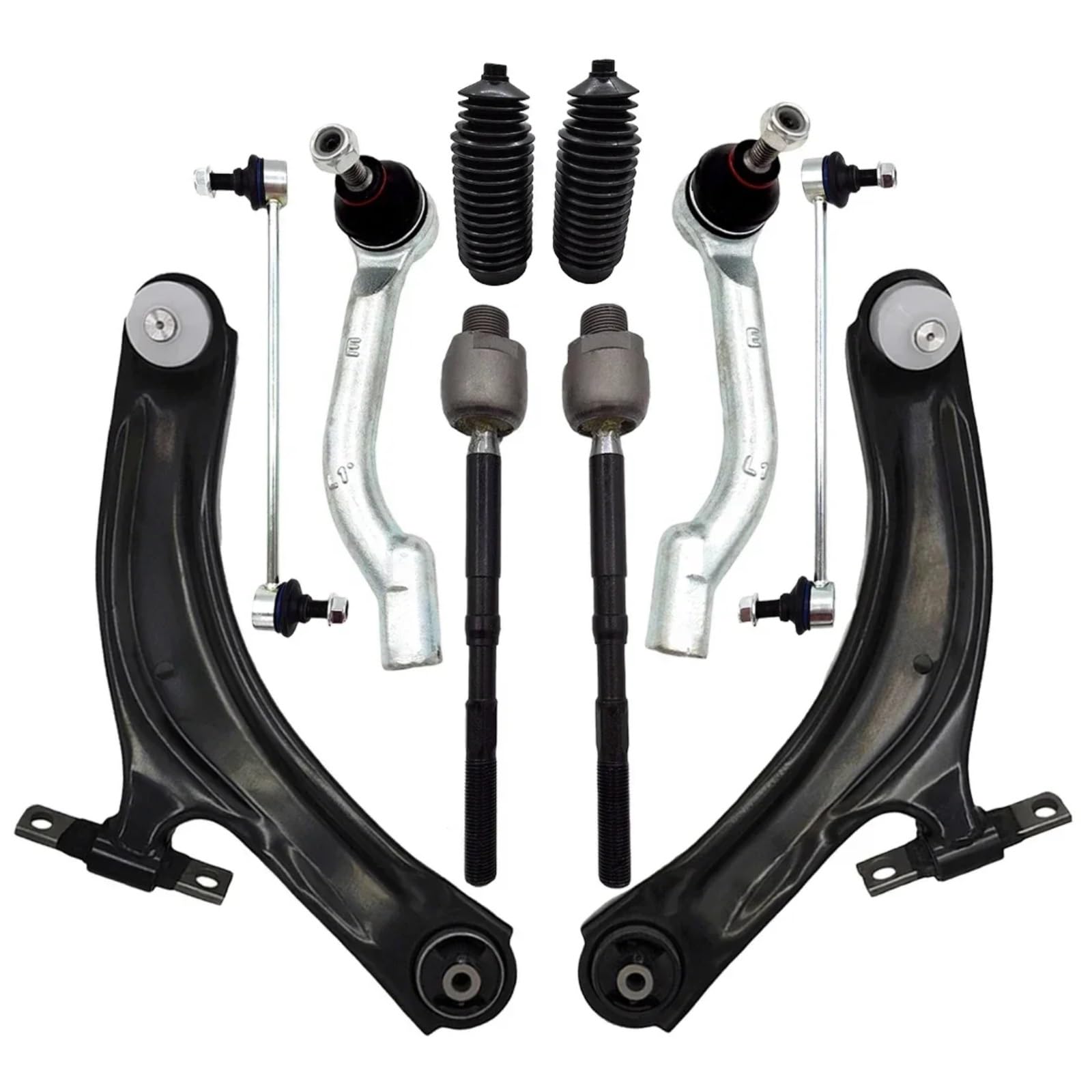 AcarKing Kompatibel Mit Nissan Für Rogue 2008 2009 2010 2011 2012 2013 Für Rogue Für Select 2014 2015 Auto-Frontlenker Sway Bar End Link Kit MS30194 MS30195 Querlenker von AcarKing