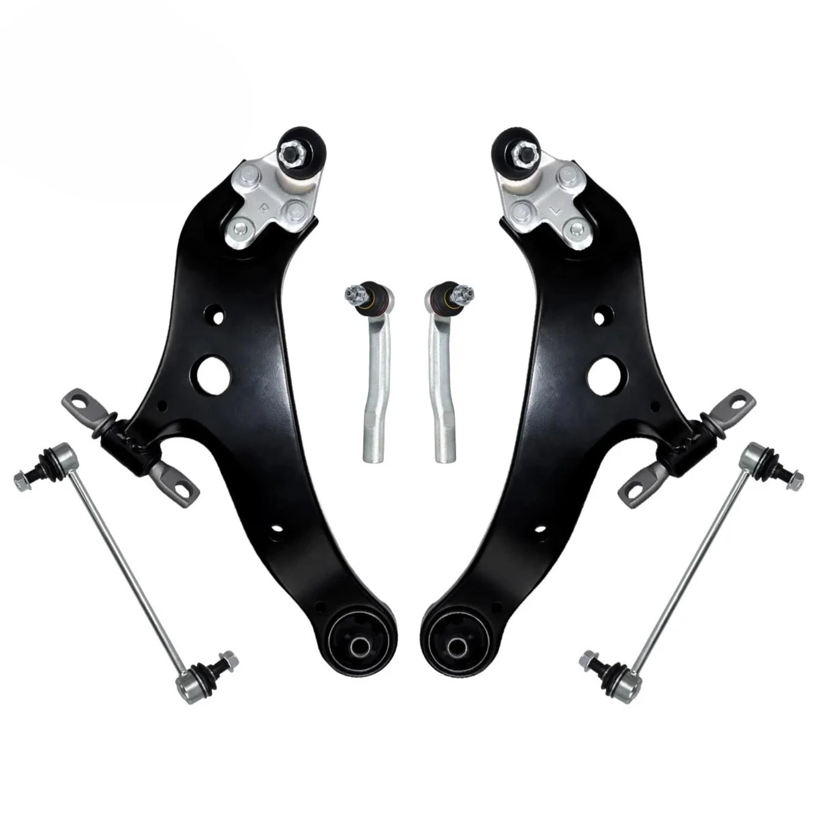 AcarKing Kompatibel Mit Toyota Für Highlander 2008-2018 Für Venza 2009-2016 6 Stück Auto Front Lower Arm Kugelgelenk Spurstange K622945 K622944 Querlenker von AcarKing