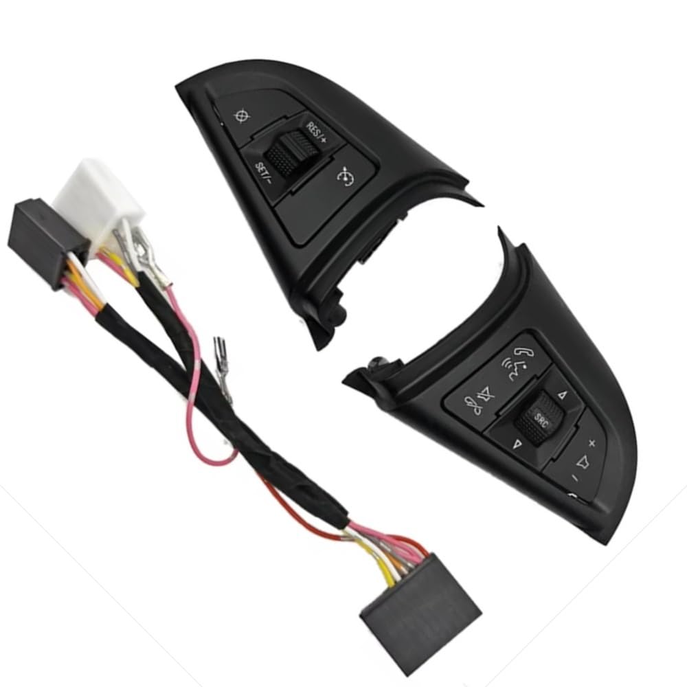 AcarKing Lenkradsteuerung Schalter Kompatibel Mit Chevrolet Für Malibu 2012 2013 2014 2015 2016 Auto-Lenkrad-Geschwindigkeits-Tempomat-Schalterknopf 96892135 96892140 von AcarKing