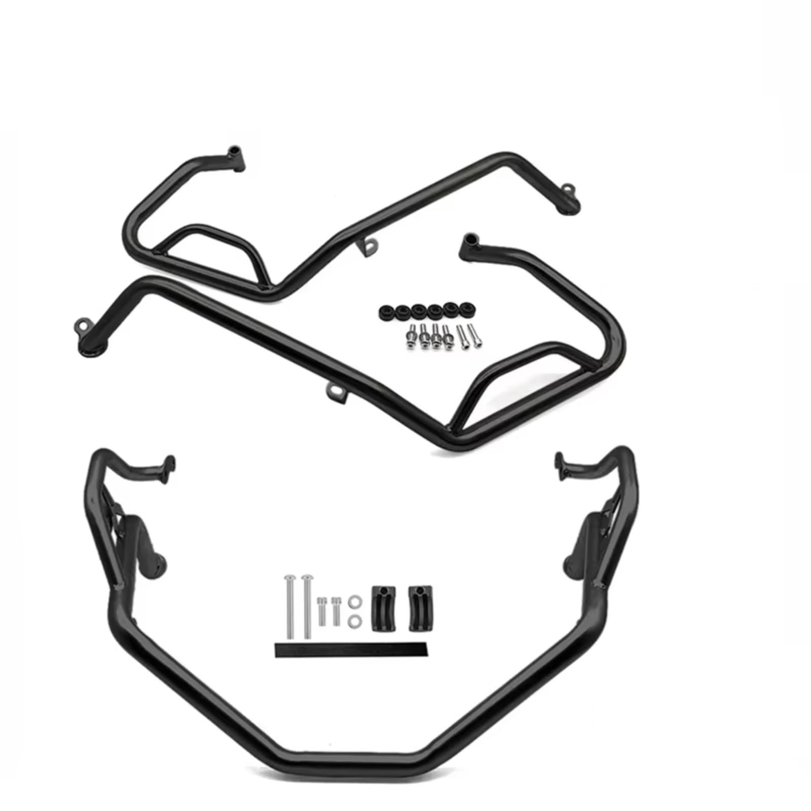 AcarKing Motor Sturzbügel Kompatibel Mit XADV750 2021 2022 2023 2024 Motorradmotor-Oberschutz-Sturzbügel Edelstahl-Rahmenschutz Stoßstange Motorrad-Sturzbügel(Black,1 Set) von AcarKing