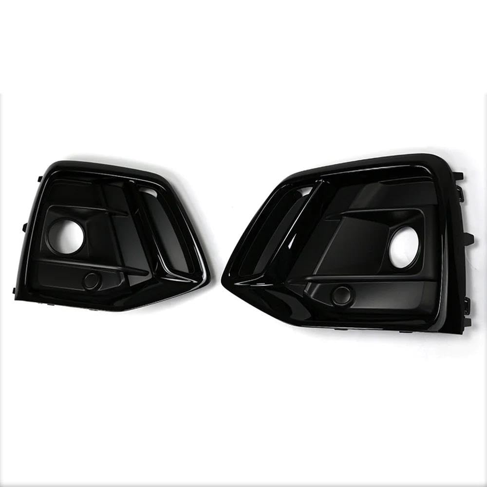 AcarKing Nebelscheinwerfer-Gitter Kompatibel Mit Für Q5 2021 2022 2023 Auto-Nebelscheinwerfer-Lampe Kühlergrill Nebelscheinwerfergrills Autozubehör(Black,1pair) von AcarKing