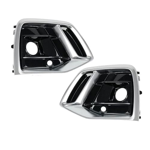 AcarKing Nebelscheinwerfer-Gitter Kompatibel Mit Q5 2021 2022 Auto Frontstoßstange Nebelscheinwerfer Kühlergrill Nebelscheinwerfer Grillabdeckung 80G807681682(Silver,1 Pair) von AcarKing