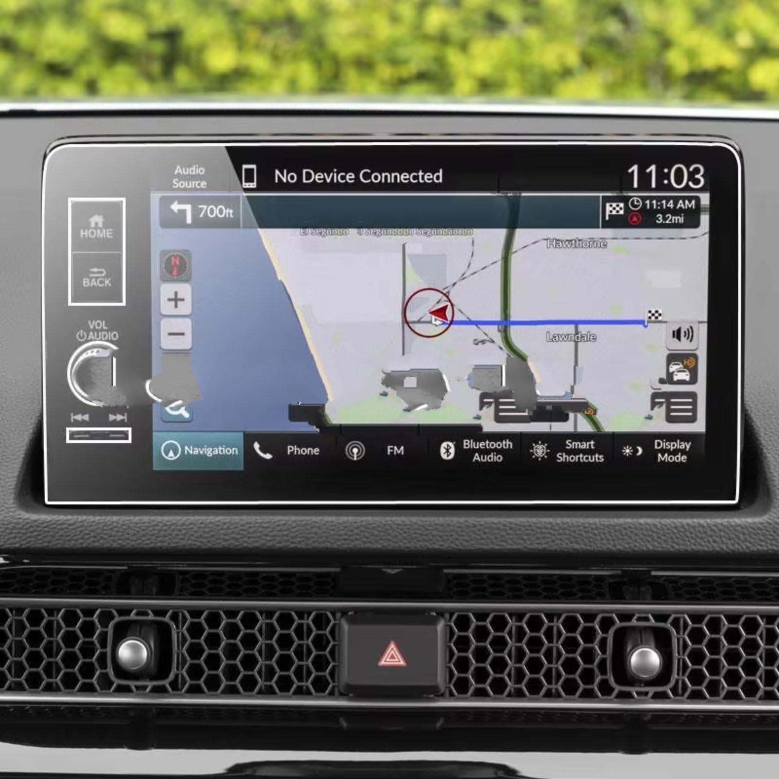 AcarKing Schutzfilm Kompatibel Mit Hr-V 2022. 1 Stück Displayschutzfolie Aus Gehärtetem Glas, Auto-GPS-Navigation, Innenraum, Auto-Zubehör Aus Gehärtetem Glas(Left Hand Drive) von AcarKing