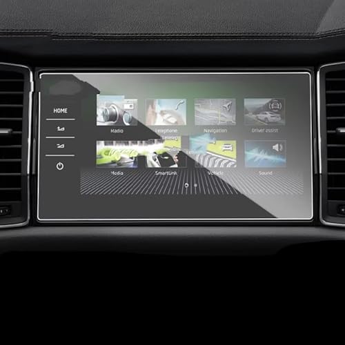 AcarKing Schutzfilm Kompatibel Mit Skoda Für Kodiaq GT 2019 2020 2021 2022 2023. 1 Stück Auto-GPS-Navigationsfolie Aus Gehärtetem Glas(GPS Navigation) von AcarKing