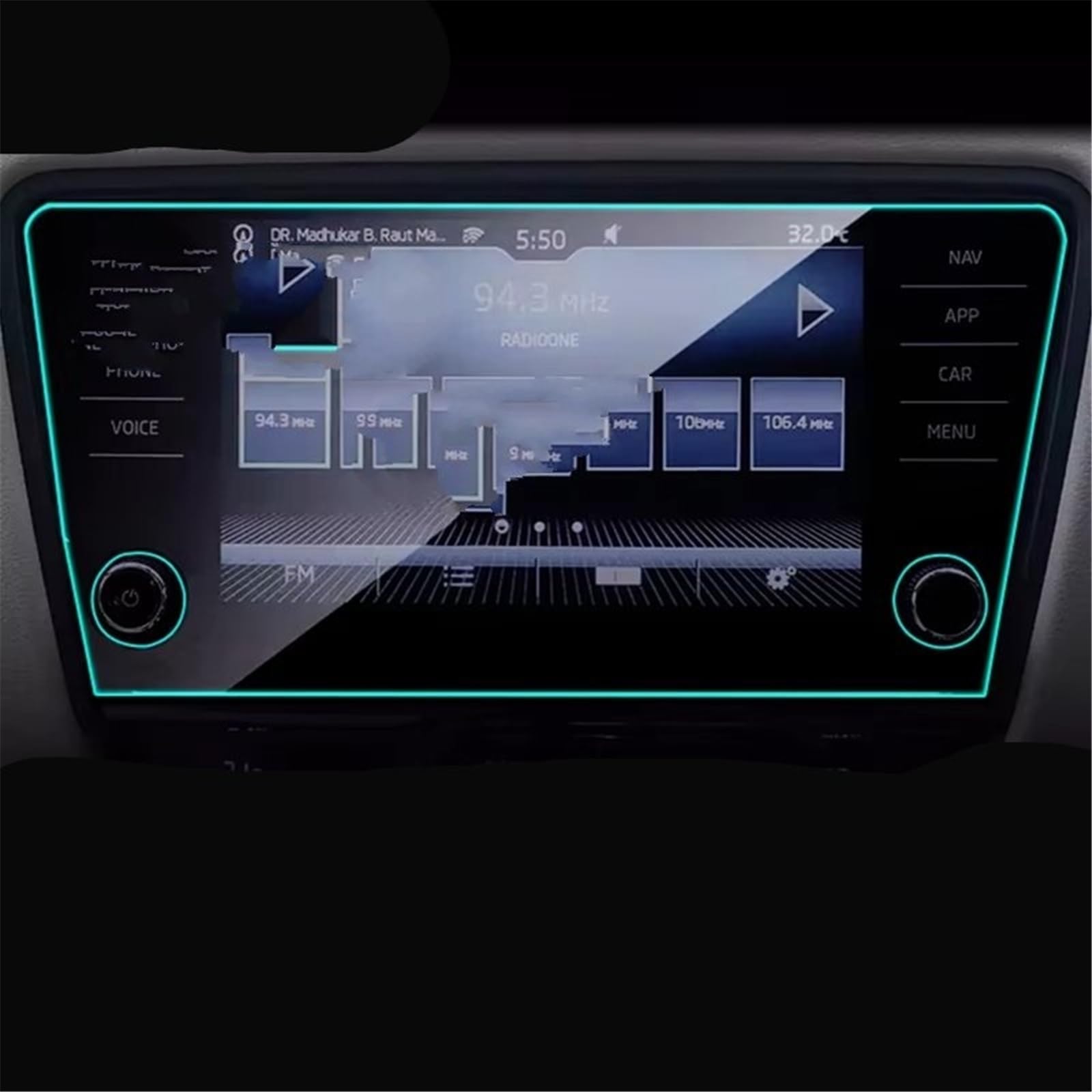 AcarKing Schutzfilm Kompatibel Mit Skoda Für Octavia 2019, 1 Stück, Auto-GPS-Navigation, Schutzfolie, TPU-Schutzfolie, Displayschutzfolie(8 inch 1PCS) von AcarKing