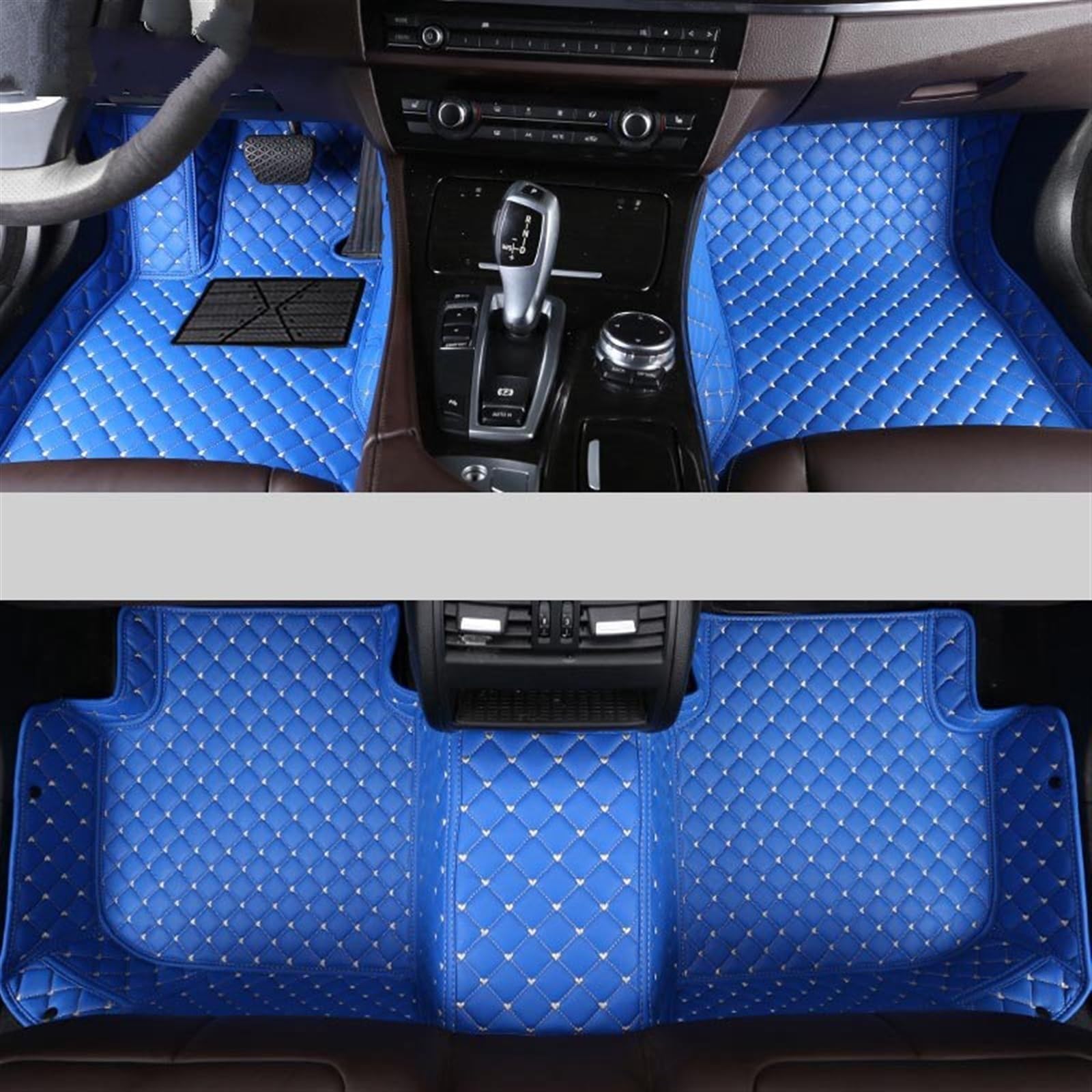 Anti-Rutsch Matten Kompatibel Mit Dodge Für Journey 2008–2019 2020 2021 2022 2023. Auto-Fußmatten, Teppiche, Innenräume, Zubehör, Styling, Wasserdichter Fußpolster-Teppich(8,RHD) von AcarKing