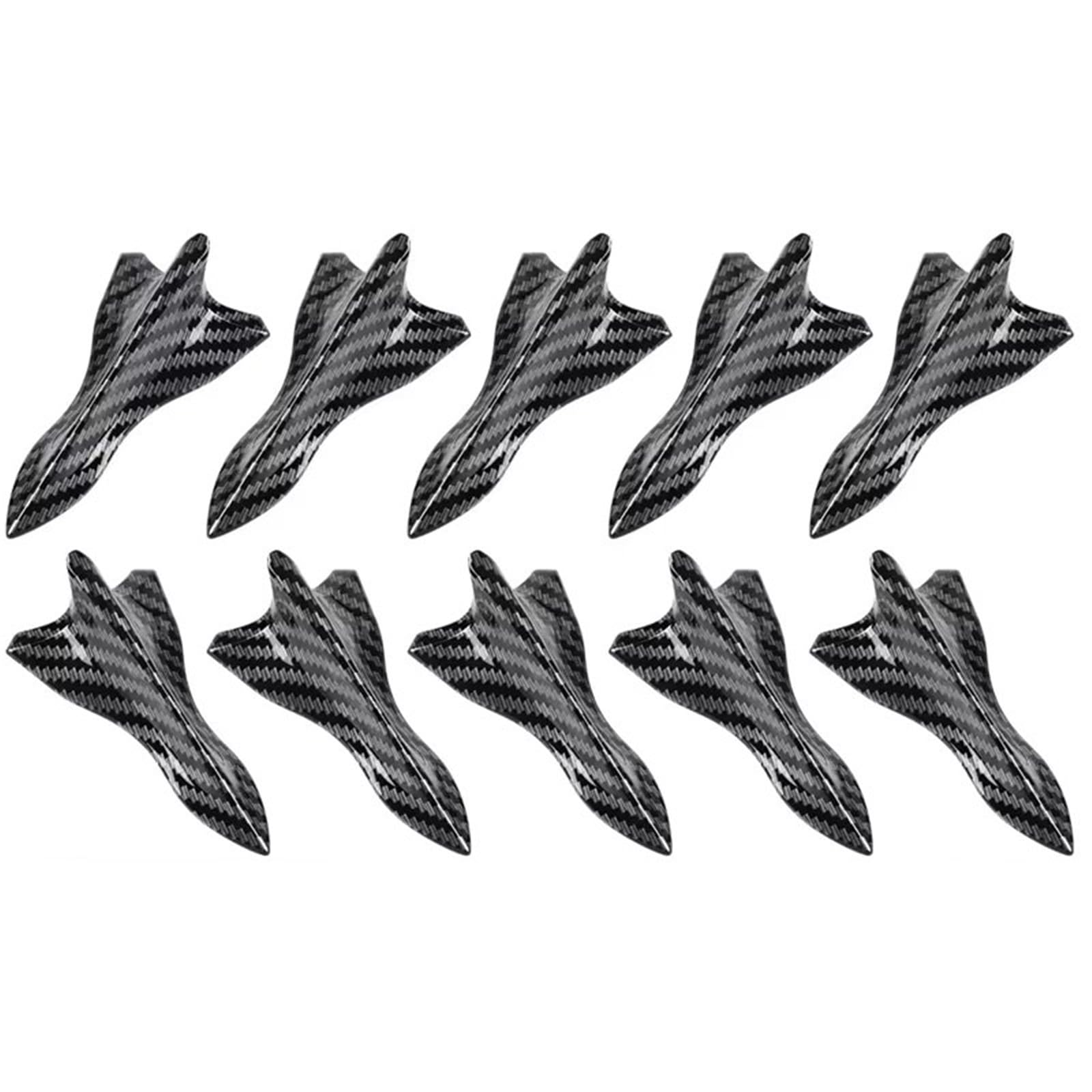 Auto Heckspoiler Wing 10PCS Universal Auto Dach Shark Fin Dekorative Antenne Antenne Abdeckung Spoiler Auto Liefert Außen Ersatz Zubehör(Type 3) von AcarKing