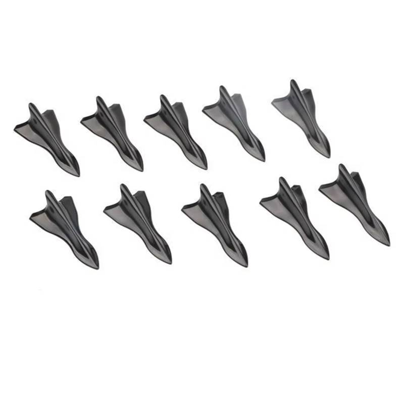 Auto Heckspoiler Wing 10PCS Universal Auto Dach Shark Fin Dekorative Antenne Antenne Abdeckung Spoiler Auto Liefert Außen Ersatz Zubehör(Type 4) von AcarKing