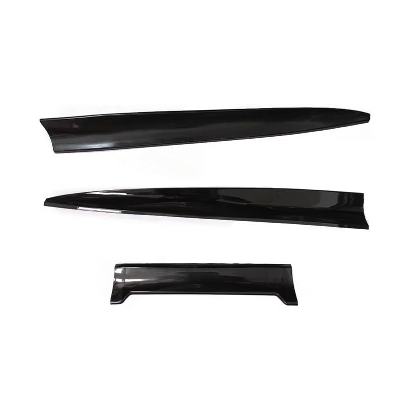 Auto Heckspoiler Wing Auto Racing Dach Stamm Spoiler Lippe DIY Einstellbare Hinten Schwanz Flügel Auto Limousine Universal Glänzend Schwarz Gummi Schwanz Stamm Für Flügel Styling Dekoration(Glossy Bla von AcarKing