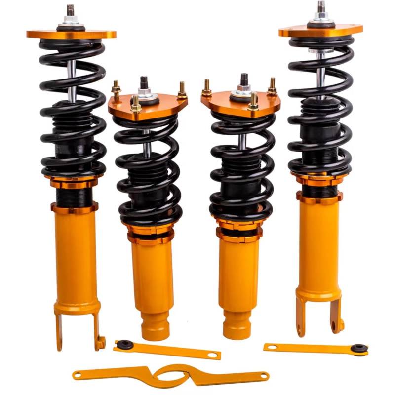 Gewindefahrwerk Set Kompatibel Mit Infiniti Für M35x M45x 2006–2010 Für G35x 2003–2008 Für G37x 2008–2013 AWD Tuning Gewindefahrwerk ADJ. Höhe Gewindefahrwerk Federbeine Stoßdämpfer von AcarKing