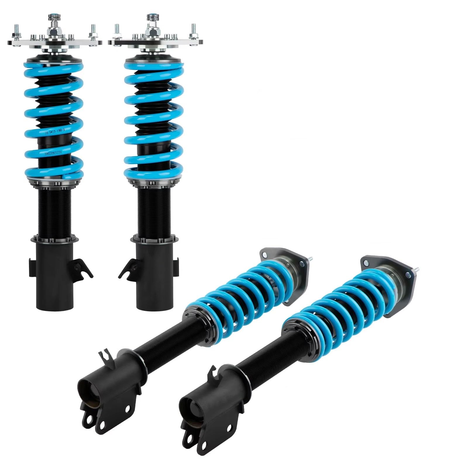 Gewindefahrwerk Set Kompatibel Mit Subaru Für Forester SG 2003–2008, 24-Wege-Dämpfer, Gewindefahrwerk, Stoßdämpfer, Verstellbare Federbeine, Stoßdämpfer, Autoteile von AcarKing