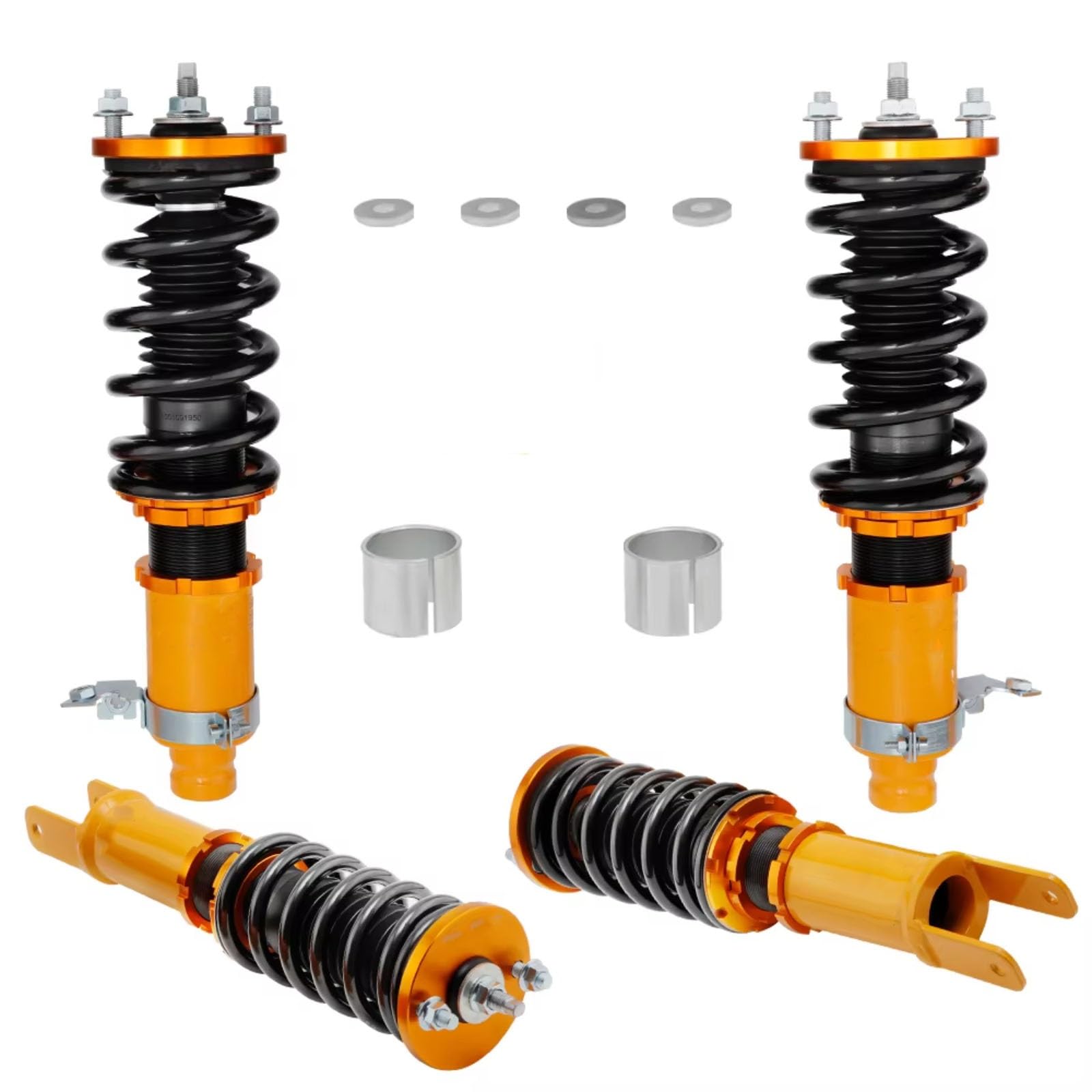 Gewindefahrwerk Set Kompatibel mit Acura Integra 1990 1991 1992 1993 1994 1995 1996 1997 1998 1999 2000 2001 Modifikation Coil Spring Shock Suspension Gewindefahrwerk(Yellow) von AcarKing