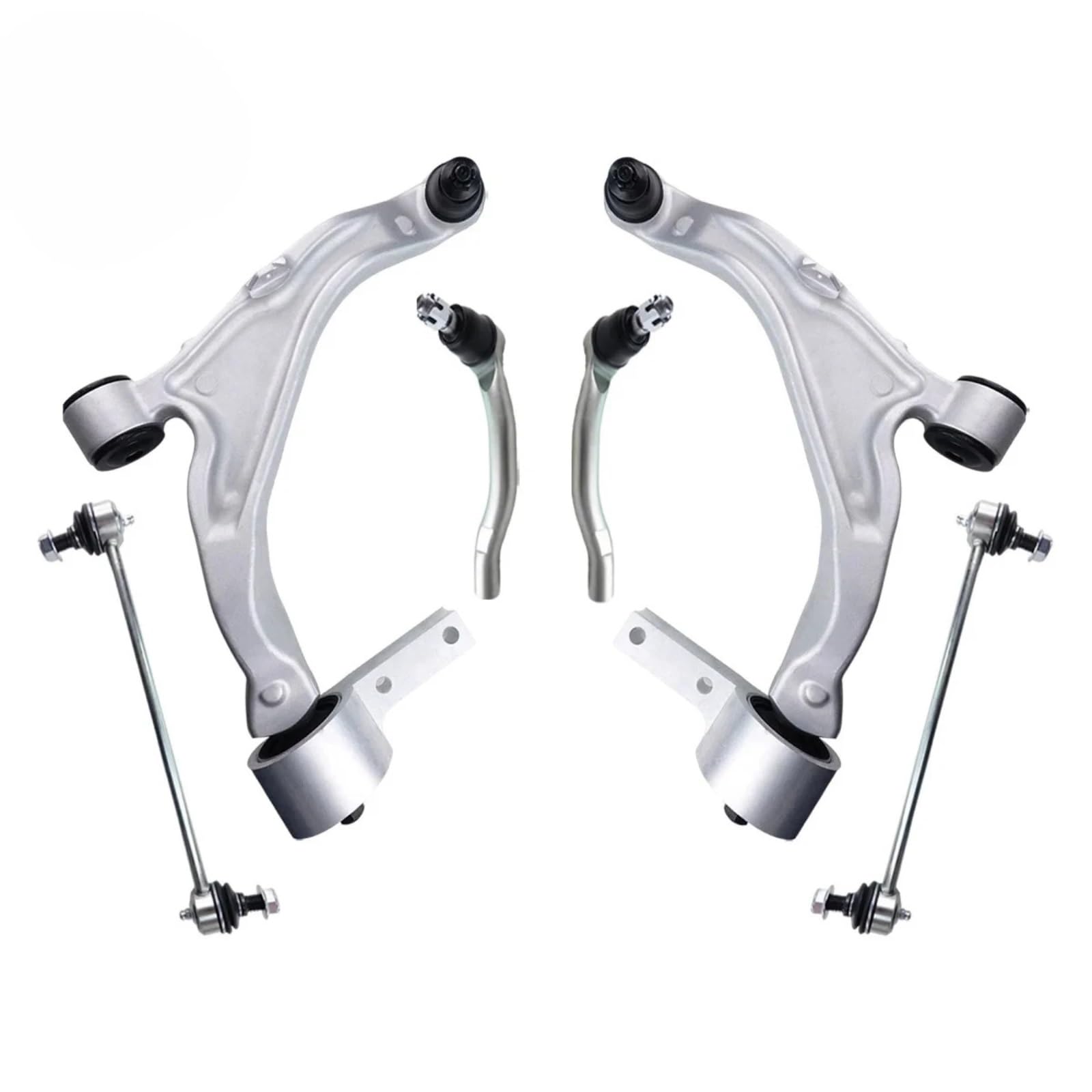 Kompatibel Mit Acura Für MDX 2007–2013 Für ZDX 2014 2015 6-teiliges Auto-Front-Lower-Querlenker-Kugelgelenk-Spurstangenkopf-Set-Set K622037 K621549 Querlenker von AcarKing