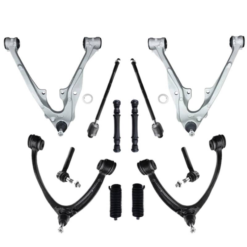 Kompatibel Mit Chevrolet Für Suburban 1500 2007–2010 Für Avalanche 2007–2013 Auto Vorne Oben Unterer Querlenker Sway Bar Spurstangensatz MS501003 MS501004 Querlenker von AcarKing