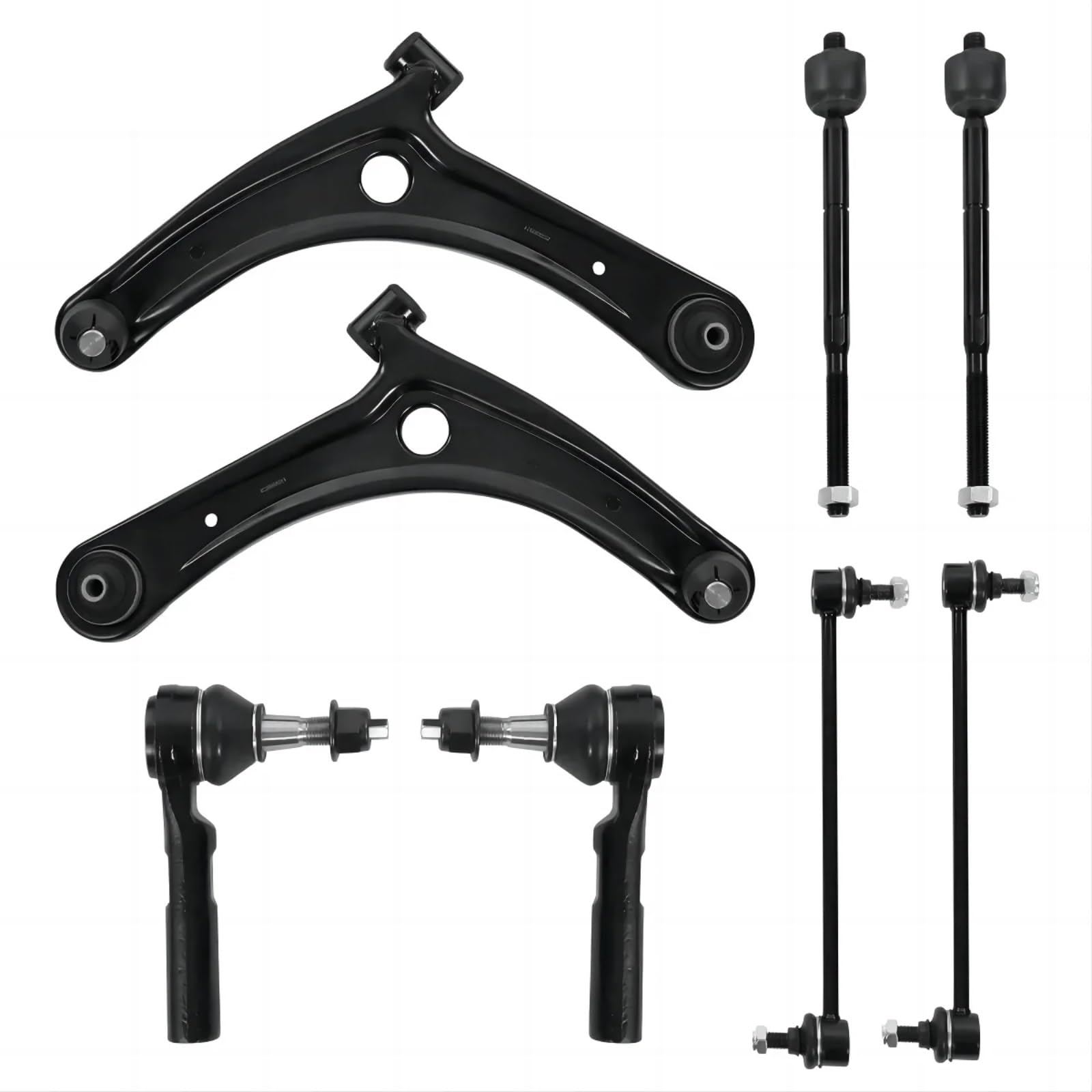 Kompatibel Mit Dodge Für Caliber 2009 2010 2011 2012 Auto Front Lower Arm Sway Bar Link Kit K620066 K620065 EV80645 ES800408 K750385 Querlenker von AcarKing