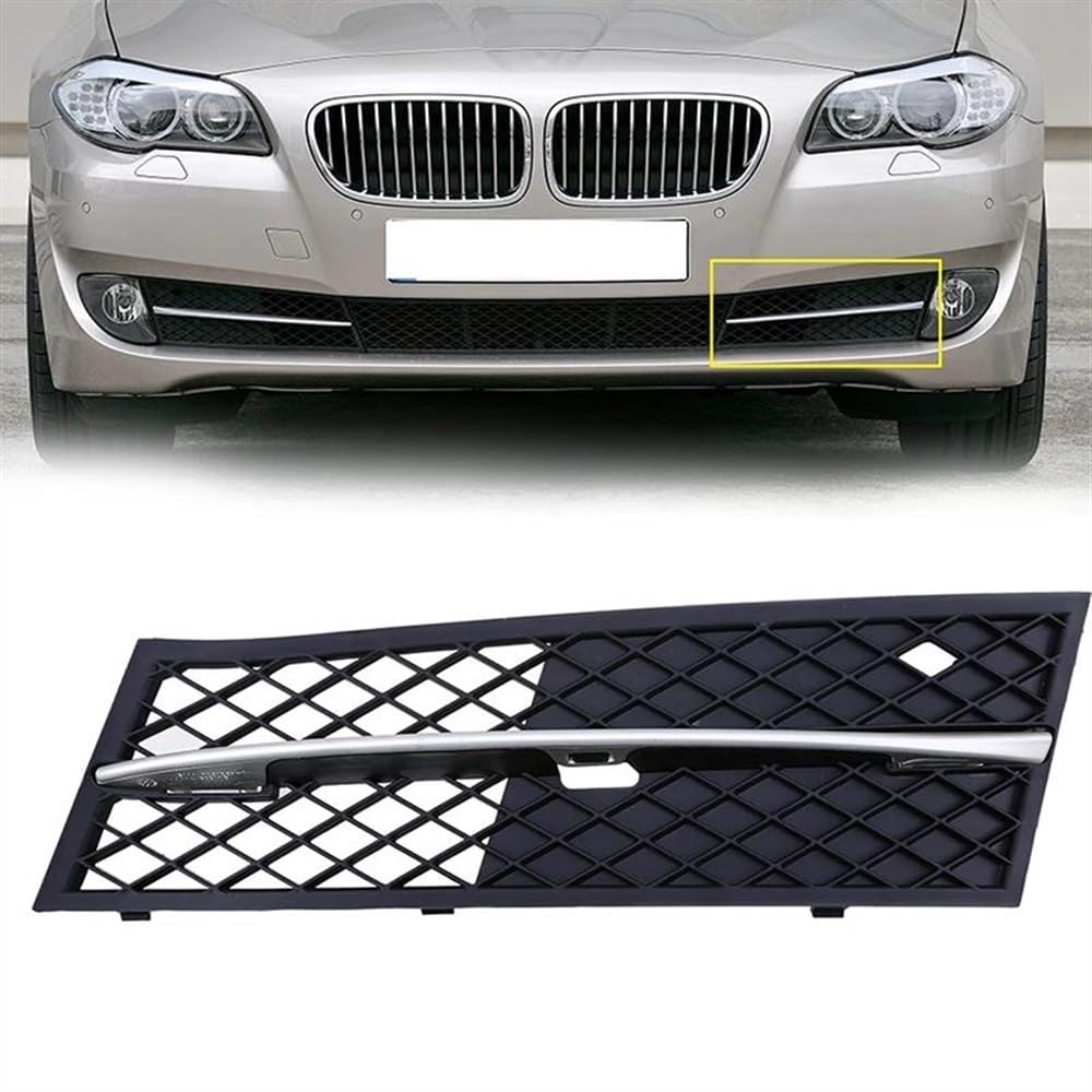 Nebelscheinwerfer-Gitter Kompatibel Mit F10 F18 2011 2012 2013 Auto Front Lower Bumper Grilles Nebelscheinwerfer Abdeckung Nebel Grille Front Bumper(Left) von AcarKing