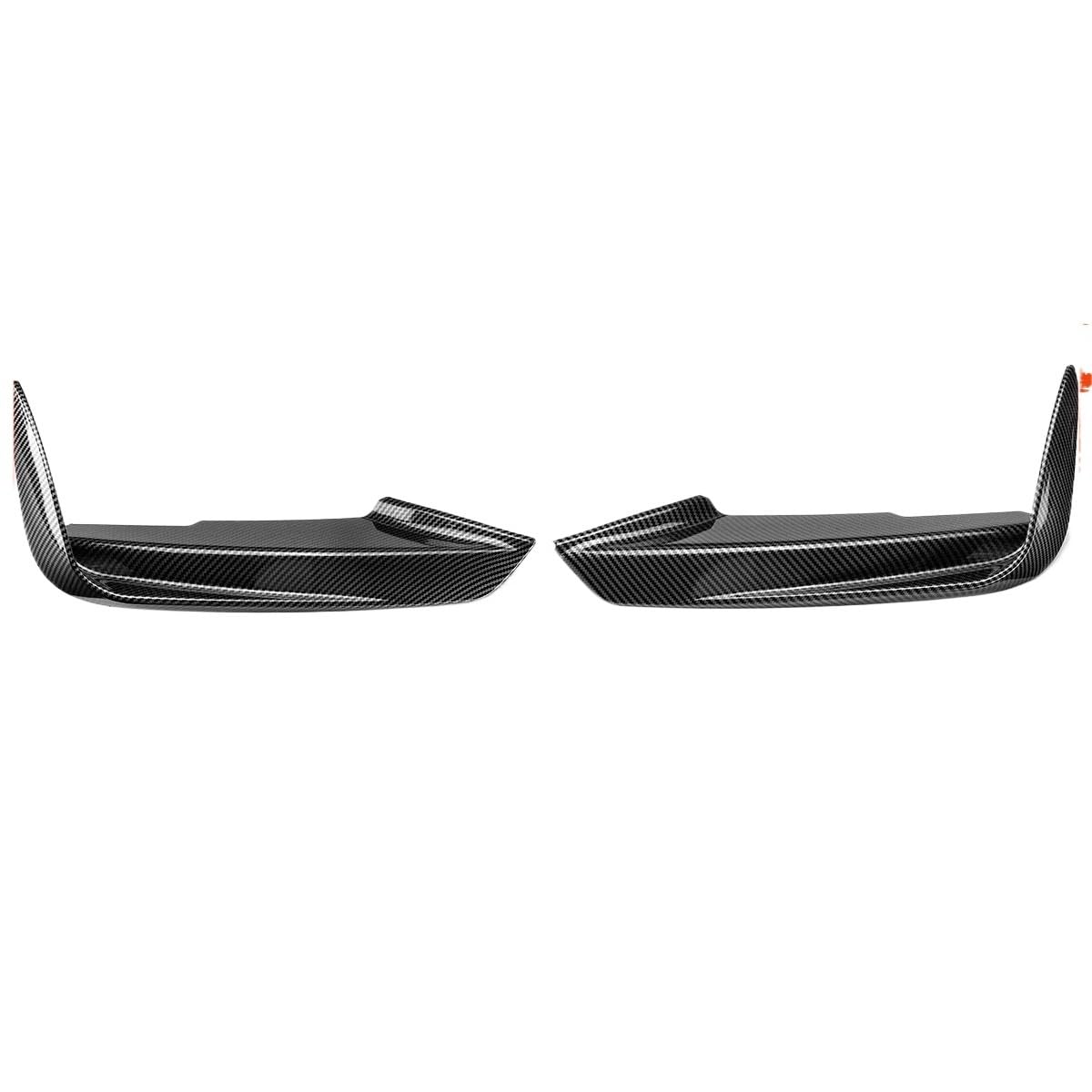 Nebelscheinwerfer-Gitter Kompatibel Mit F30 F31 2012-2019 Auto Frontstoßstange Lip Splitter Canards Spoiler Nebelscheinwerfer Augenbrauenrahmen Abdeckung Kühlergrill 1 Paar(Carbon Look,Type-A) von AcarKing