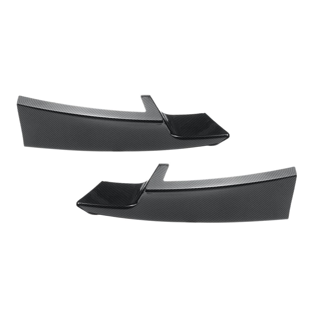 Nebelscheinwerfer-Gitter Kompatibel Mit F30 F31 2012-2019 Auto Frontstoßstange Lip Splitter Canards Spoiler Nebelscheinwerfer Augenbrauenrahmen Abdeckung Kühlergrill 1 Paar(Carbon Look,Typr-B) von AcarKing