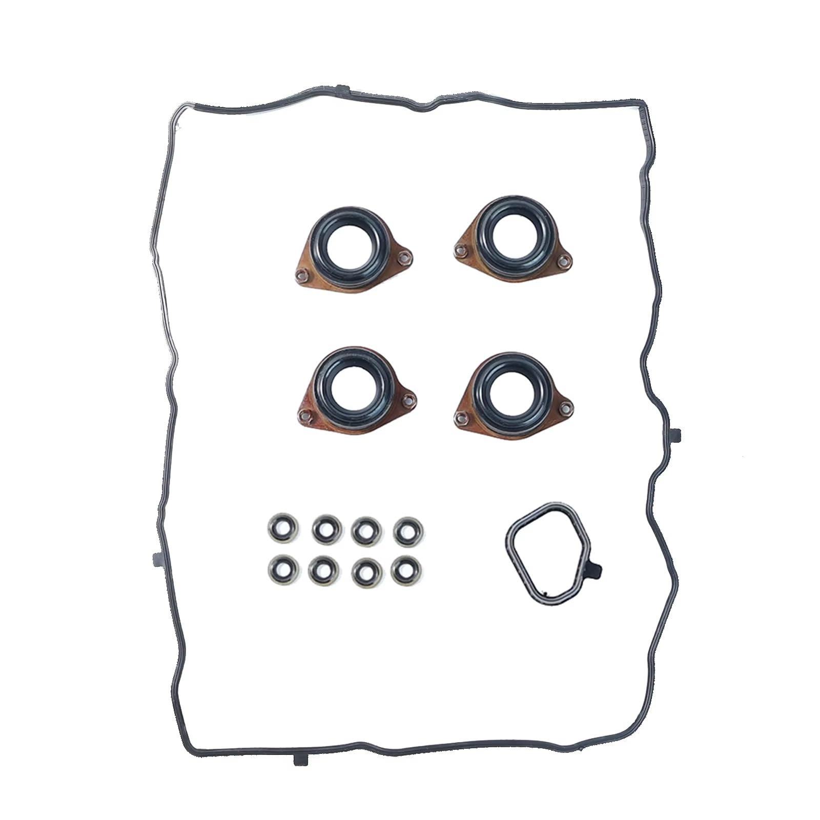 Zylinderkopfdichtungen Kompatibel Mit Accord Für 2DR EX EXL LX-S 2013 2014 2015 2016 2017 Autozubehör Motorventildeckel-Dichtungssatz OEM:12030-5A2-A01 Dichtung von AcarKing