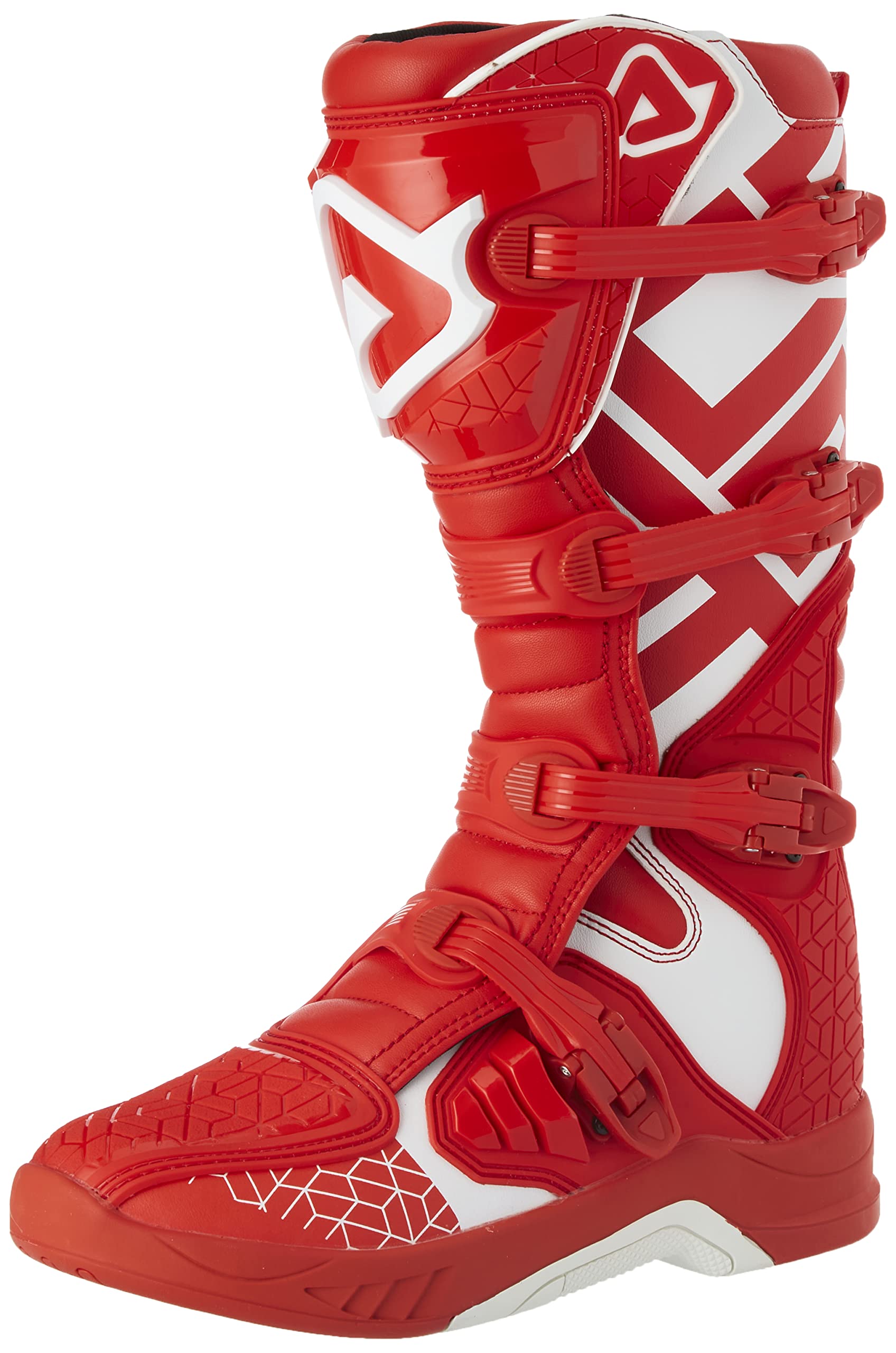 Acerbis, Art. 0022999.343.042, X-Team, Motorradstiefel, Rot/Weiß, Größe 42 von Acerbis