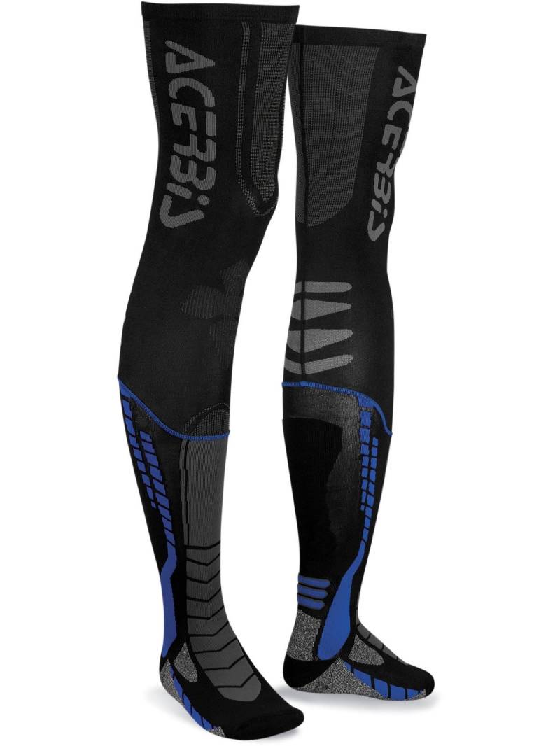 Acerbis X-Leg Pro Socken, Schwarz/Blau, Größe L/XL von Acerbis