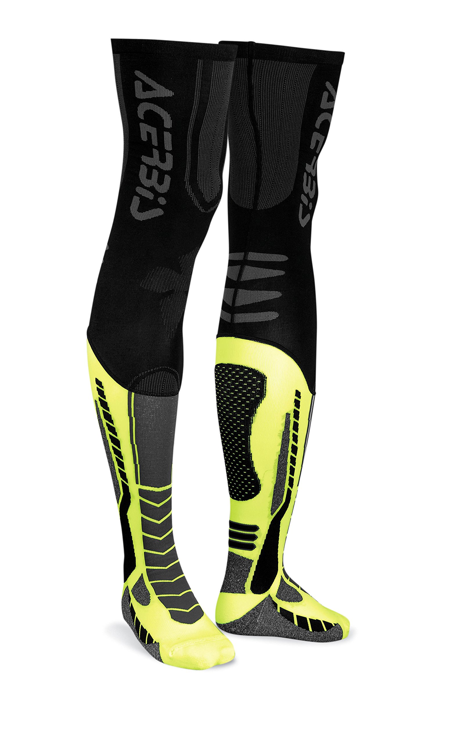 Acerbis X-Leg Pro Socken, Schwarz/Gelb, Größe L/XL von Acerbis