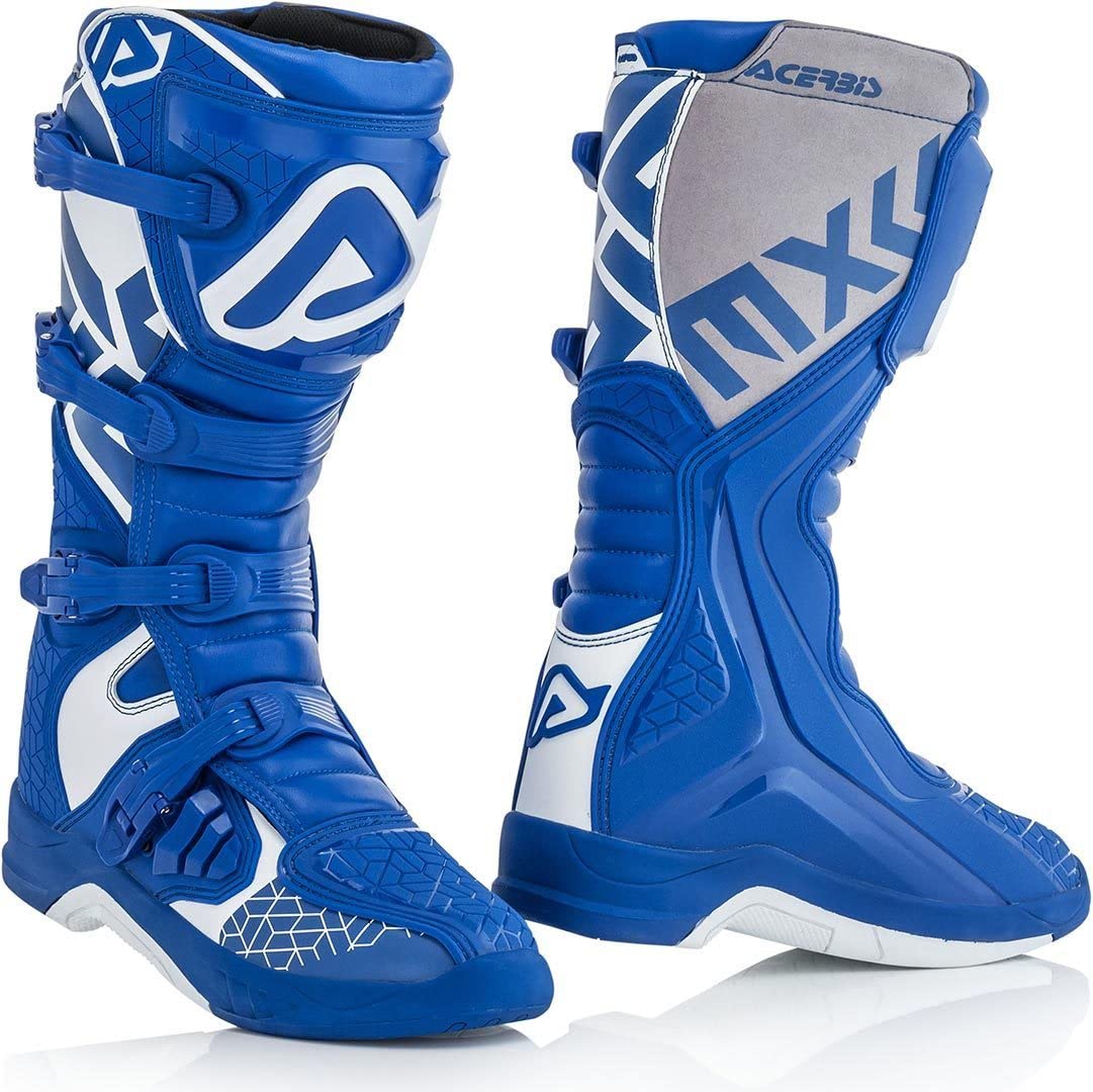 Acerbis 0022999.245.046 Stiefel X-Team Blau T.46, Blau/Weiß, 46 von Acerbis